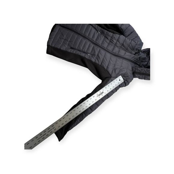 Mondetta Outdoor Project Black Jacket Size Small Horizontal Lined Shell Hood 392 - Picture 5 of 7